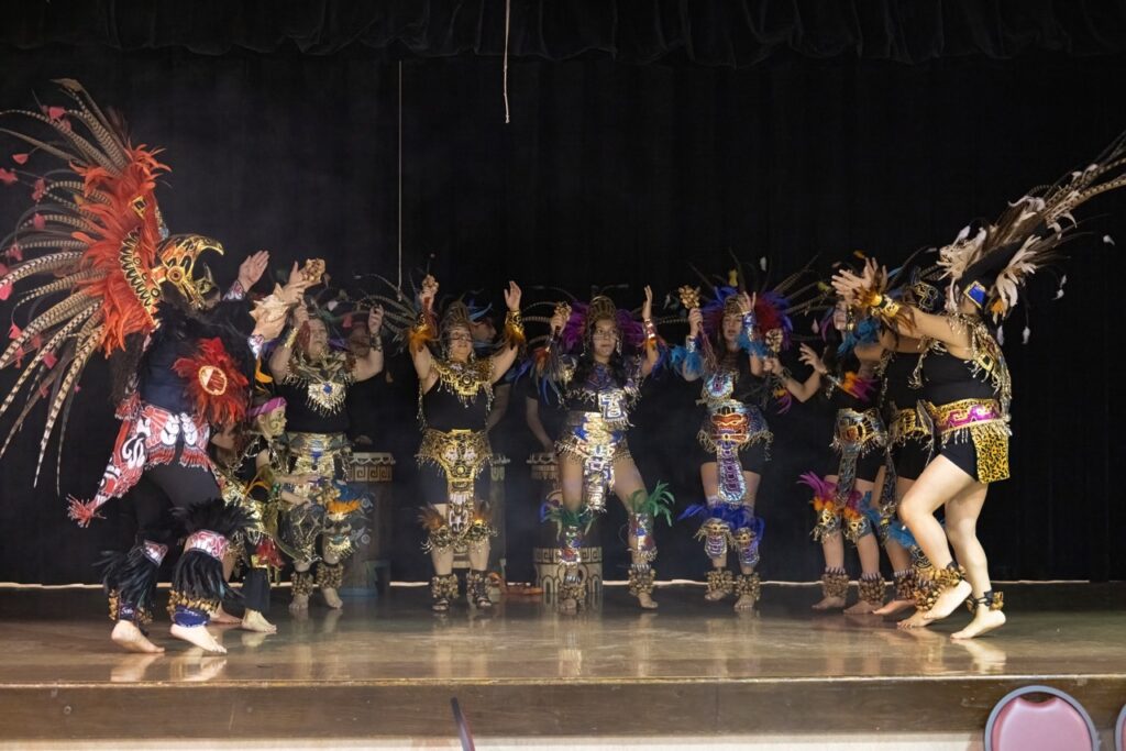Hispanic community dances in traditional attire at Hispanic Confrerence 2025. Photo by Bob Rossiter