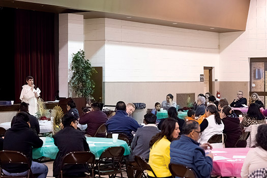 Hispanic summit held last year at Immaculate Conception Parish, Ravenna.